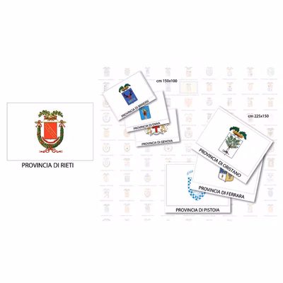 Immagine di Bandiera Provincia italiana cm 225x150