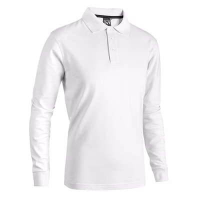 Immagine di Polo cotone manica lunga SOTTOZERO BECKER colore bianco taglia XXL