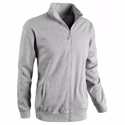 Immagine di Felpa zip lunga SOTTOZERO JUMP colore grigio melange taglia S