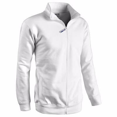 Immagine di Felpa zip lunga SOTTOZERO JUMP colore bianco taglia XXXL