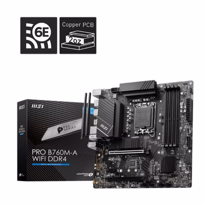 Immagine di Motherboard MSI PRO B760M-A WiFi DDR4 B760MA-WF-PROD4