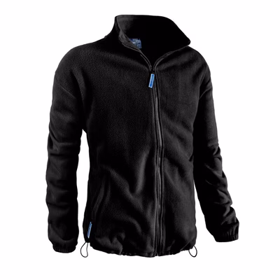 Immagine di Pile zip lunga SOTTOZERO NORVEGIA 100% poliestere colore nero taglia XXXXL