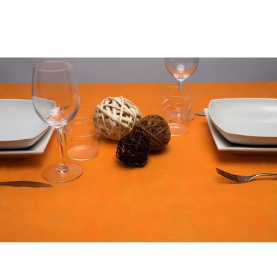 Immagine di Coprimacchia in TNT polipropilene ROIAL HAPPY HOUR 100x100 colore arancione 100 pezzi