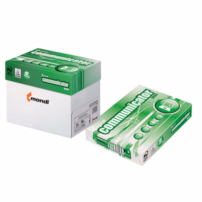 Immagine di Carta bianca per fotocopie A4 g80 MONDI COMMUNICATOR BASIC risma da 500 fogli