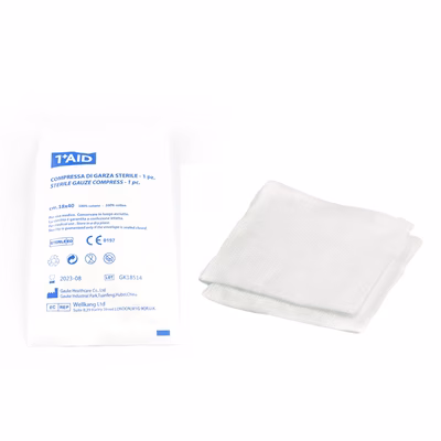 Immagine di Garza sterile cm 18x40 imbustata singolarmente
