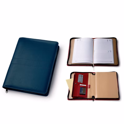 Immagine di Agenda borsello giornaliera 17x24 blu 30+