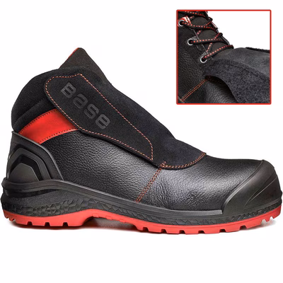 Immagine di Calzatura alta BASE SPARKLE S3 HRO CI HI SRC nero/rosso taglia 47