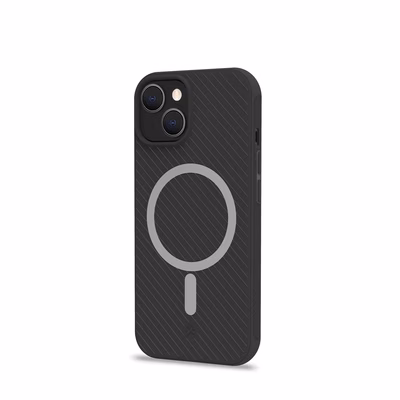 Immagine di Cover tpu + policarbonato Nero CELLY ULTRAMAG - Cover Ultra protettiva colore nero comp ULTRAMAG1053