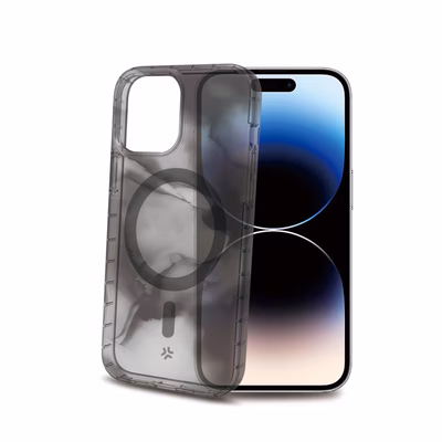 Immagine di Cover tpu + policarbonato Nero CELLY MAGSHADES - Cover semi-trasparente dotata di tecno MAGSHADES105