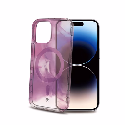 Immagine di Cover tpu + policarbonato Viola CELLY MAGSHADES - Cover semi-trasparente dotata di tecno MAGSHADES10