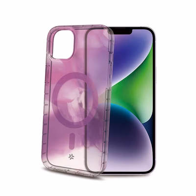 Immagine di Cover tpu + policarbonato Viola CELLY MAGSHADES - Cover semi-trasparente dotata di tecno MAGSHADES10
