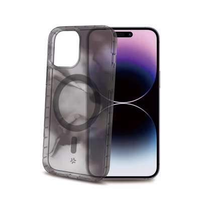 Immagine di Cover tpu + policarbonato Nero CELLY MAGSHADES - Cover semi-trasparente dotata di tecno MAGSHADES105