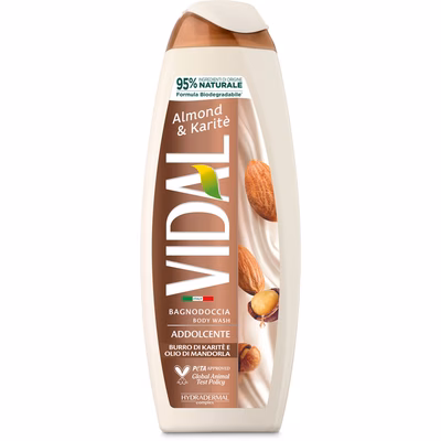 Immagine di Bagnodoccia VIDAL Almond&Karite 500 ml