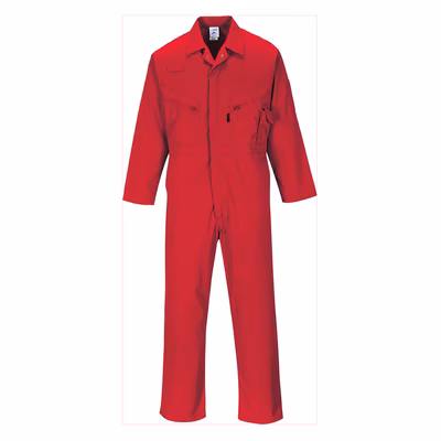 Immagine di Tuta liverpool con zip PORTWEST C813 colore rosso taglia XXXL