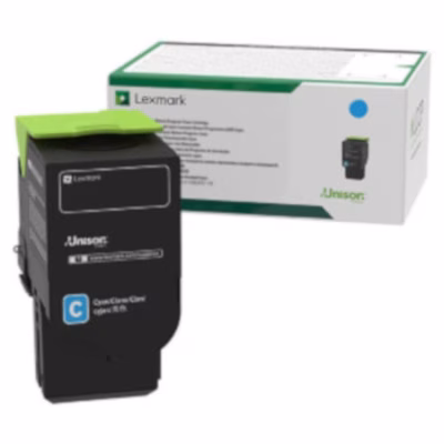 Immagine di Toner Laser return program LEXMARK C242XC0 ciano 3500 copie