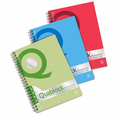 Immagine di Blocco notes PIGNA QUABLOCK EVOLUTION A4 quadri mm 4