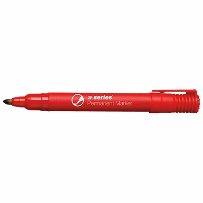 Immagine di Pennarello permanent A-SERIES punta conica colore rosso