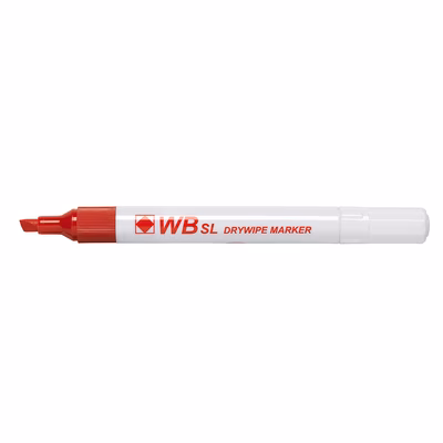 Immagine di Pennarello per lavagne bianche WB 872003 punta a scalpello colore rosso