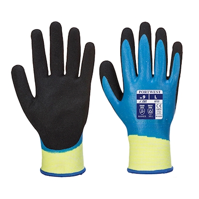 Immagine di Guanti aqua cut pro PORTWEST AP50 colore blu/nero taglia XL - paio