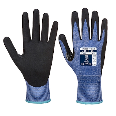 Immagine di Guanti antitaglio dexti ultra PORTWEST AP52 colore blu/nero taglia M - paio