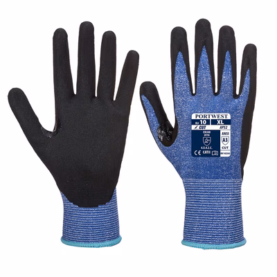 Immagine di Guanti antitaglio dexti ultra PORTWEST AP52 colore blu/nero taglia XXL - paio