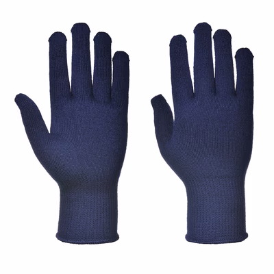 Immagine di Sottoguanti termico PORTWEST A115 colore blu navy taglia L - paio