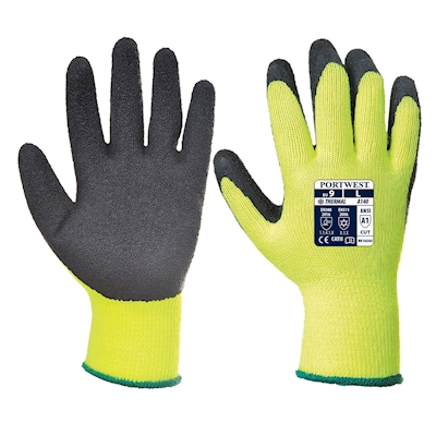 Immagine di Guanti grip termico PORTWEST A140 colore nero taglia M - paio