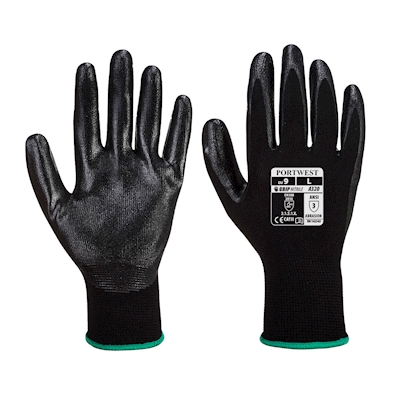 Immagine di Guanti dexti-grip PORTWEST A320 colore nero taglia XXL - paio