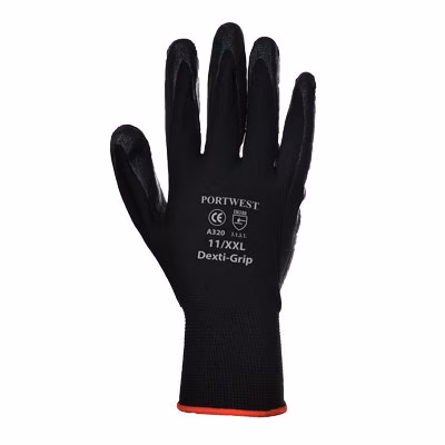 Immagine di Guanti dexti-grip PORTWEST A320 colore nero taglia M - paio