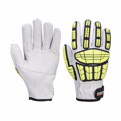 Immagine di Guanti impact pro cut PORTWEST A745 colore grigio taglia L - paio