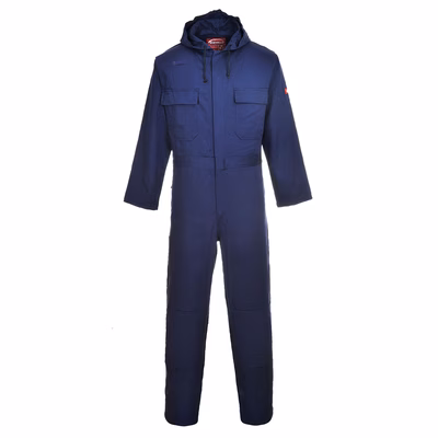 Immagine di Tuta bizweld con cappuccio PORTWEST BIZ6 colore blu navy taglia XL