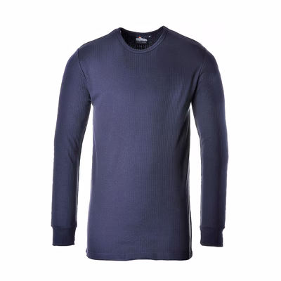 Immagine di Maglia termica manica lunga PORTWEST B123 colore blu navy taglia XXXXXL