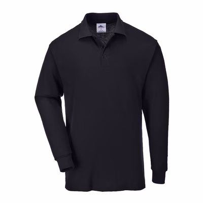 Immagine di Polo manica lunga PORTWEST B212 colore nero taglia S