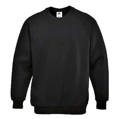 Immagine di Felpa roma PORTWEST B300 colore nero taglia XS