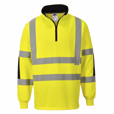 Immagine di Felpa rugby xenon alta visibilità PORTWEST B308 colore giallo taglia XS