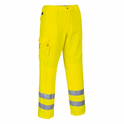 Immagine di Pantaloni combat hi-vis PORTWEST E046 colore giallo taglia XXXXL