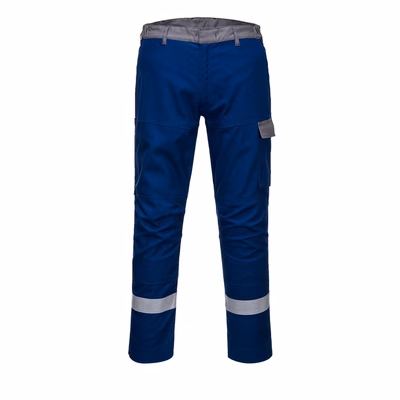 Immagine di Pantalone bizflame ultra bicolore PORTWEST FR06 colore blu royal taglia 58