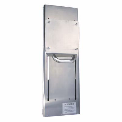 Immagine di Dispositivo saliscendi per asciugacapelli ad aria calda MAGNUM C9900 colore inox lucido