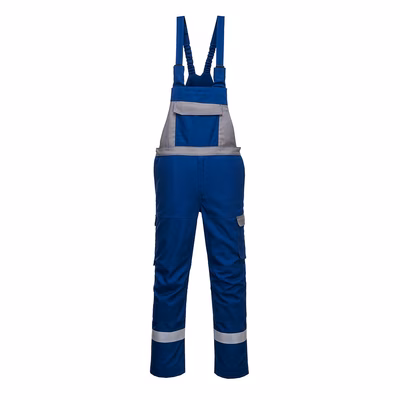 Immagine di Salopette bizflame ultra bicolore PORTWEST FR07 colore blu royal taglia M