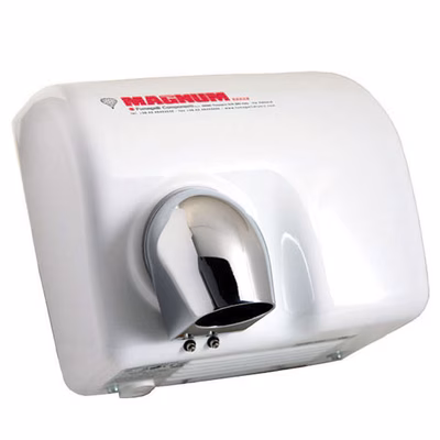 Immagine di Asciugamani elettrico a fotocellula MAGNUM 1500 Watt colore bianco porcellanato