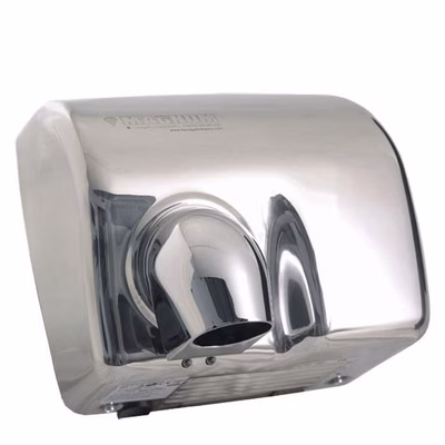 Immagine di Asciugamani elettrico a fotocellula MAGNUM 1500 Watt colore inox lucido