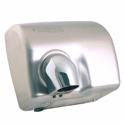 Immagine di Asciugamani elettrico a fotocellula MAGNUM 1500 Watt colore inox satinato