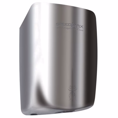 Immagine di Asciugamani elettrico a fotocellula e lampada UV SPEED MAX SM-110 650 Watt colore inox lucido