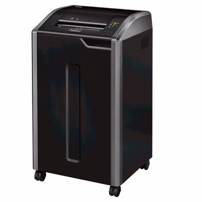 Immagine di Distruggidocumenti a strisce FELLOWES POWERSHRED 425HS livello sicurezza P-7 colore nero