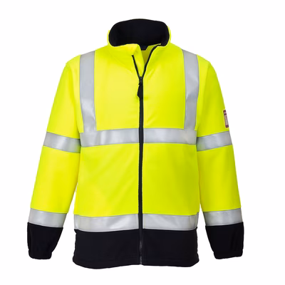 Immagine di Pile hi-vis antistatico e ignifugo PORTWEST FR31 colore giallo taglia L