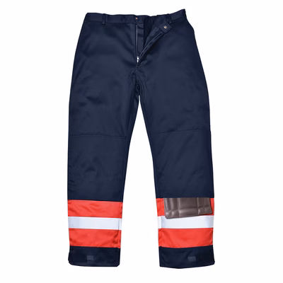 Immagine di Pantaloni bizflame plus PORTWEST FR56 colore blu navy taglia XXXXL