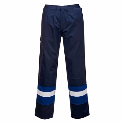 Immagine di Pantaloni bizflame plus PORTWEST FR56 colore Navy/Royal taglia S