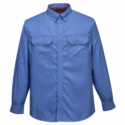 Immagine di Camicia bizflame plus trivalente PORTWEST FR69 colore blu taglia S