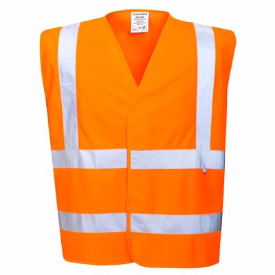 Immagine di Gilet hi-vis ignifugo PORTWEST FR75 colore arancione taglia L/XL