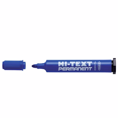 Immagine di Pennarello permanent HI-TEXT PERMANENT 830 PB punta conica colore blu